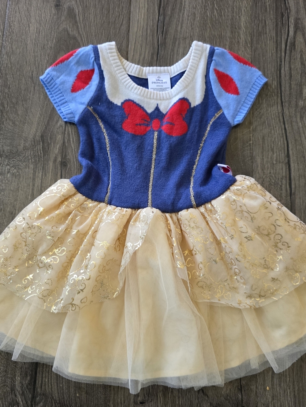 Disney Cream, Navy & Red Knit Princess Sweater